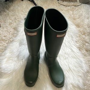 Hunter Green Women's Winter & Rain Boots